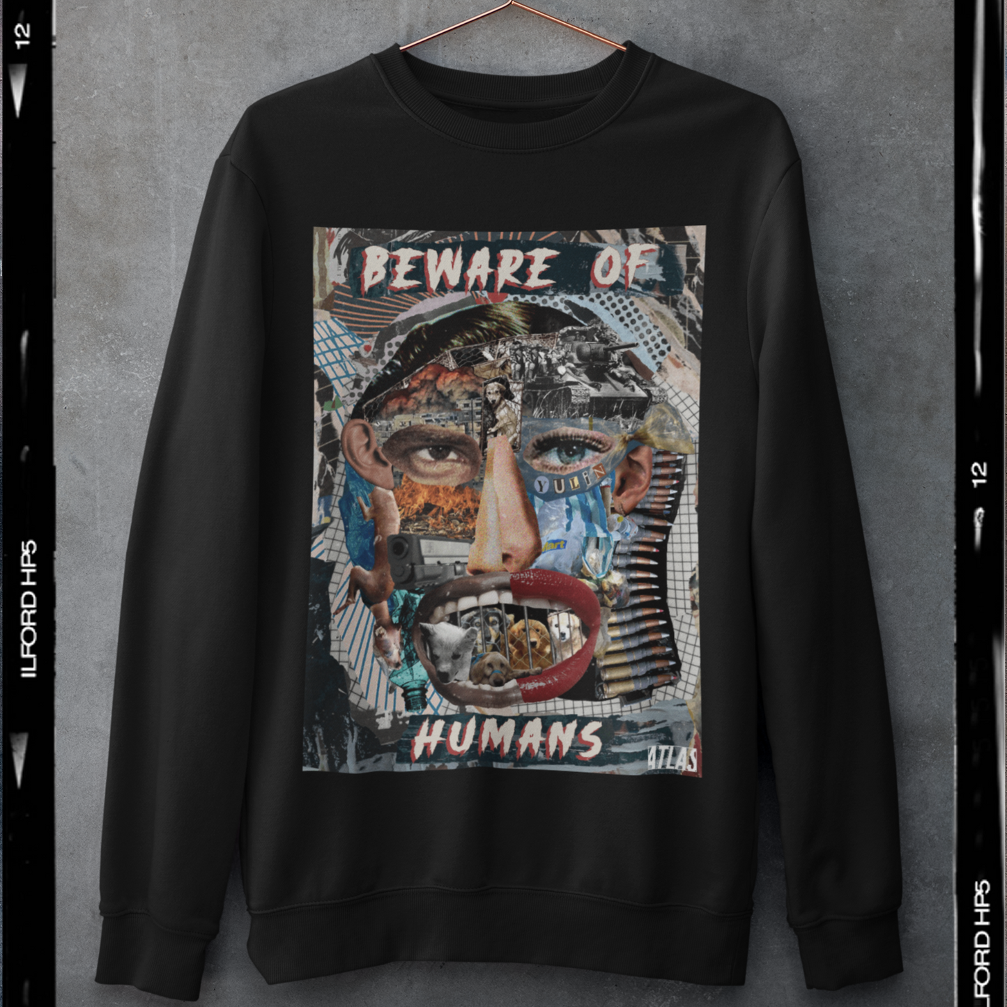 Beware of Humans - Men's Sweatshirt