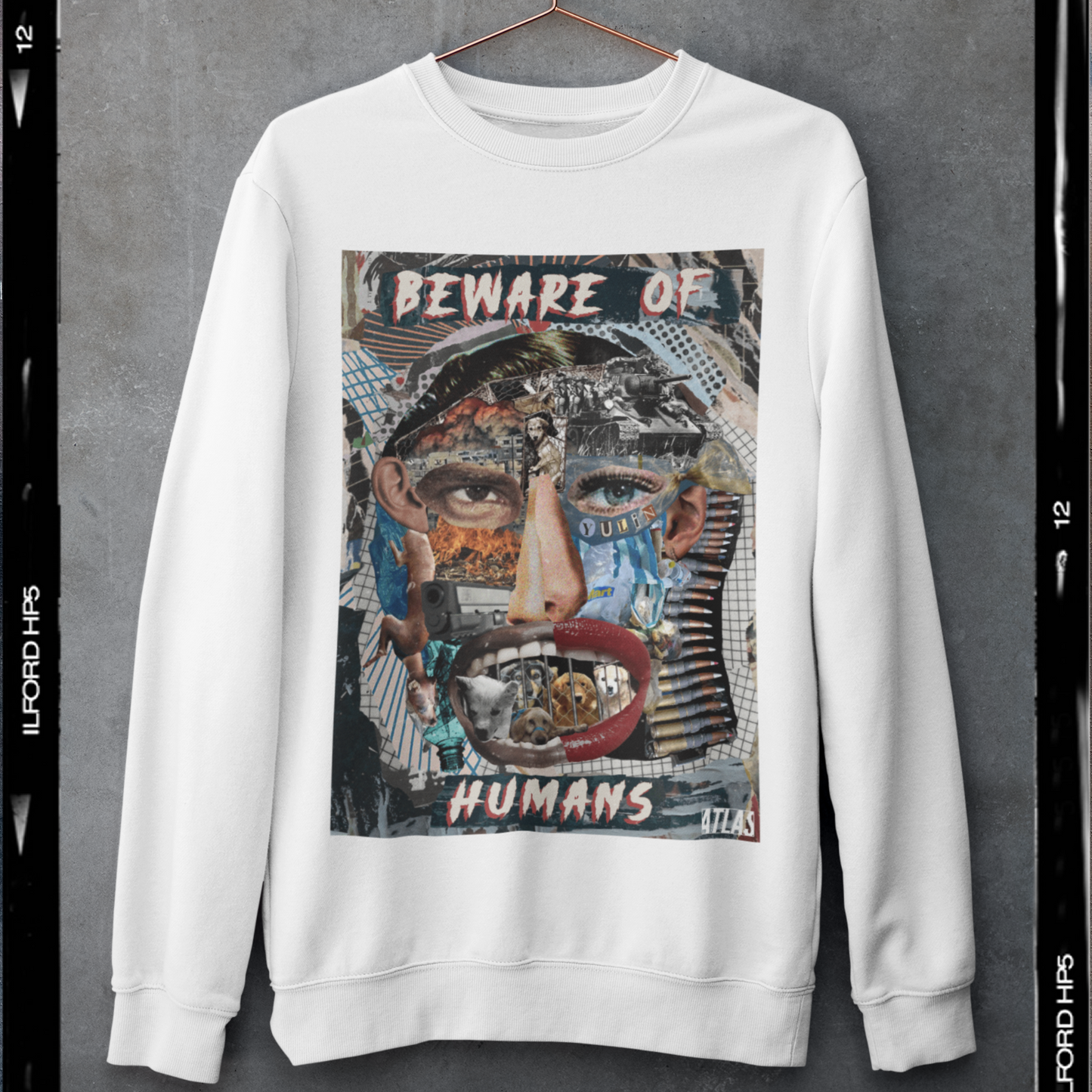 Beware of Humans - Men's Sweatshirt